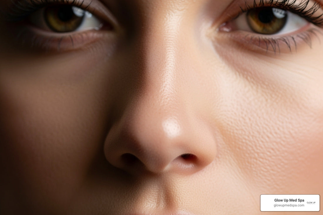 Non-surgical nose job options available at Glow Up Med Spa for a subtle, natural nose enhancement.