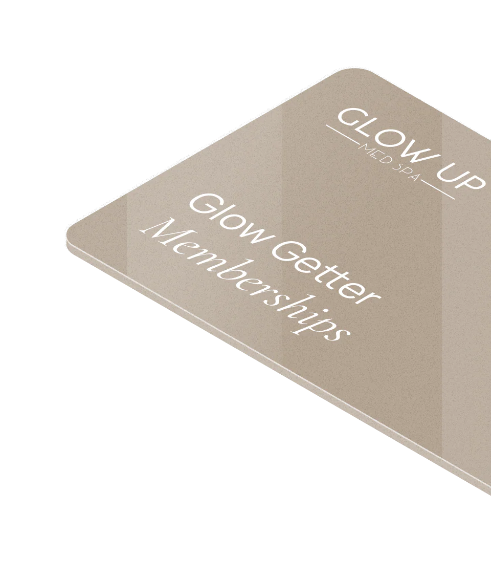 Membership Card for Glow Up Med Spa at Orange County
